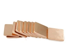 50pcs 15mm x 1.5mm Copper Shim Pad Cooling Heatsink For Laptop CPU GPU Chipset