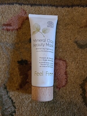 Feel Free Mineral Clay Beauty Mask. Full Size, 2.53 oz/75 ml. Sealed.