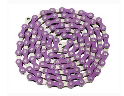 YBN S-410 Singlespeed Chain — 1/8" x 112 Links / Purple —AUS STOCK— Bike BMX SS - image 2 of 2