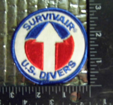Vintage Patch Survivair U.S. Divers FREE SHIPPING