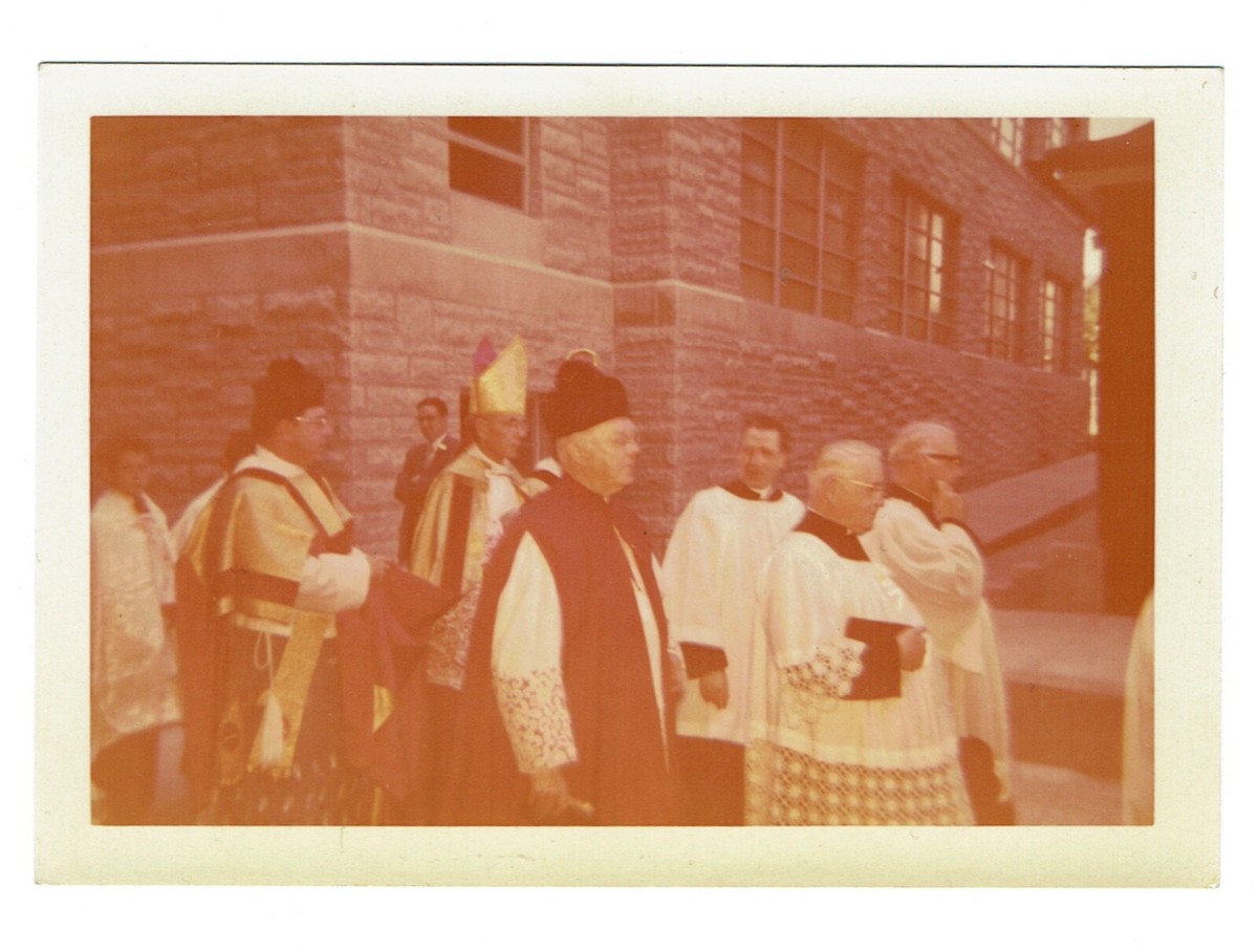 Vintage 1960's 70's Color Photo Priest Father Unknown Denomination