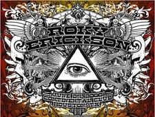 ROKY ERICKSON 2009 HOUSTON SILKSCREEN GIG POSTER LTD ED