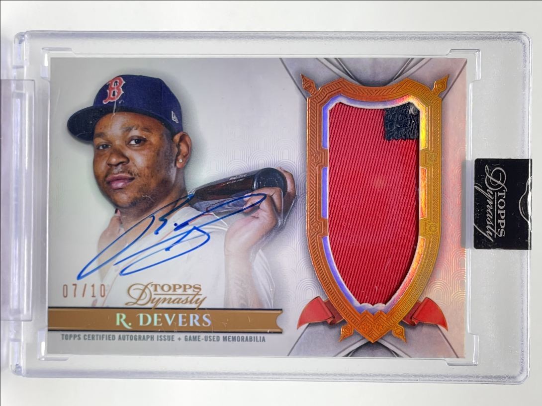 topps dynasty Rafael devers auto 直筆サイン topps dynasty Rafael devers auto 直筆サイン