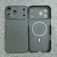 Magnetic Real Aramid Carbon Fiber Case For iPhone 17 Pro Max For Magsafe Cover