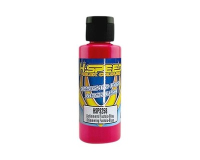 H-SPEED Lexan Airbrush Farbe 60ml Schimmernd Fuchsia Blau HSPS258 