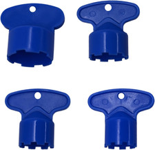 4 Pack Sink Faucet Aerator Keys Faucet Aerator Removal Wrench Tools for Mm16.5,1
