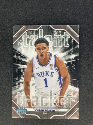 2025-26 Bowman Chrome U TT-16 Caleb Foster Talent Tracker