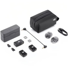 DJI Mic 2 Advanced - 2TX 1RX Wireless Microphone System with Charging Case