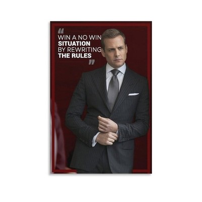 TV play harvey  specter poster movie poster Canvas Painting Wall Art Home Dec