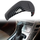 For Cadillac CTS 2008-2013 Carbon Fiber Look Car Gear Shift Knob Cover Trim