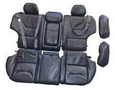 ORIGINAL VOLVO V70 II RÜCKSITZBANK RÜCKBANK SCHWARZ LEDER KOMPLETT KINDERSITZ