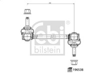 Febi Bilstein Stange/Strebe, Stabilisator Links, Rechts, Vorderachse FüR Suzuki