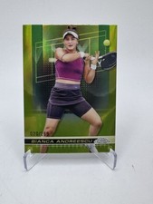 2024 Topps Chrome - Bianca Andreescu #121 Lime Green Refractor /299