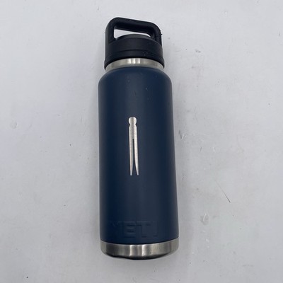 Yeti Rambler 36 OZ Bottle Blue Chug Cap SEE PICS Shows Wear