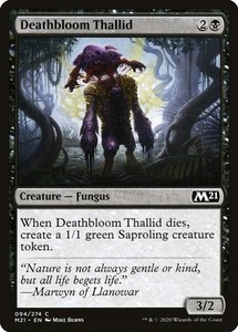 Deathbloom Thallid #94 Core Set 2021 MTG