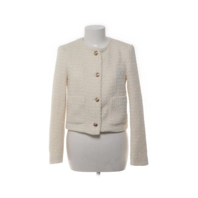 Commense, Strickjacke, Damen, Größe: XS, Weiß, Nylon/Polyester, Fischgräte #lGe