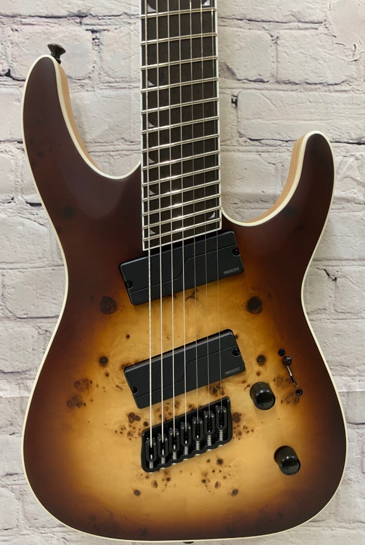Jackson Concept Soloist SLAT7P HT MS - 7-струнная гитара с раздутыми ладами Bourbon Burst 295590₽