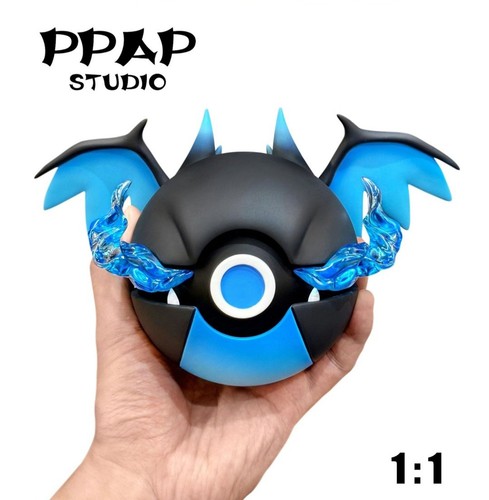 Pokemon - PPAP studio - Pokeball Mega Charizard X resin statue - Imagen 2 de 4