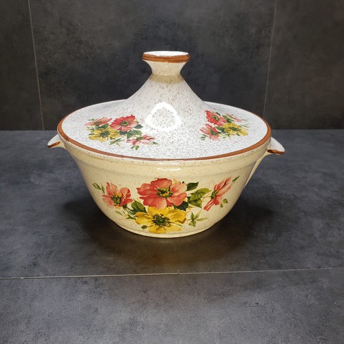 Vintage California Pottery Original Soup Tureen with Lid
