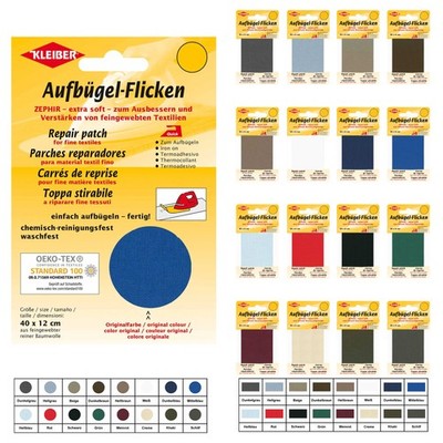 Aufbügel- Bügel Flicken ZEPHIR Marke Kleiber Baumwolle Flicken extra soft