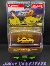 Kyosho 1:64 Initial D Keisuke Takahashi Mazda RX-7 FD3S Yellow Limited Edition