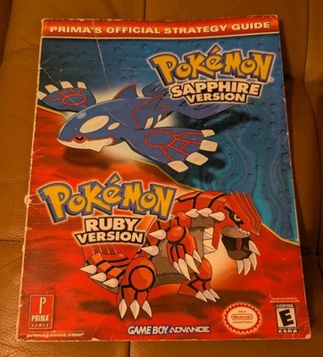 Pokemon Ruby & Sapphire Prima's Official Strategy Guide GBA Game Boy Advance