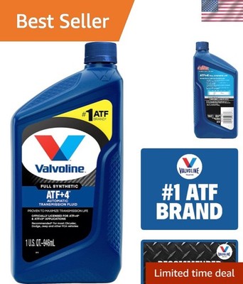 ATF +4 Full Synthetic Automatic Transmission Fluid 1 Quart for Chrysler, Dodge