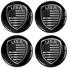 3D Domed Wheel Center Stickers – Centre Cap Gel Decals – Made in EU | A 91