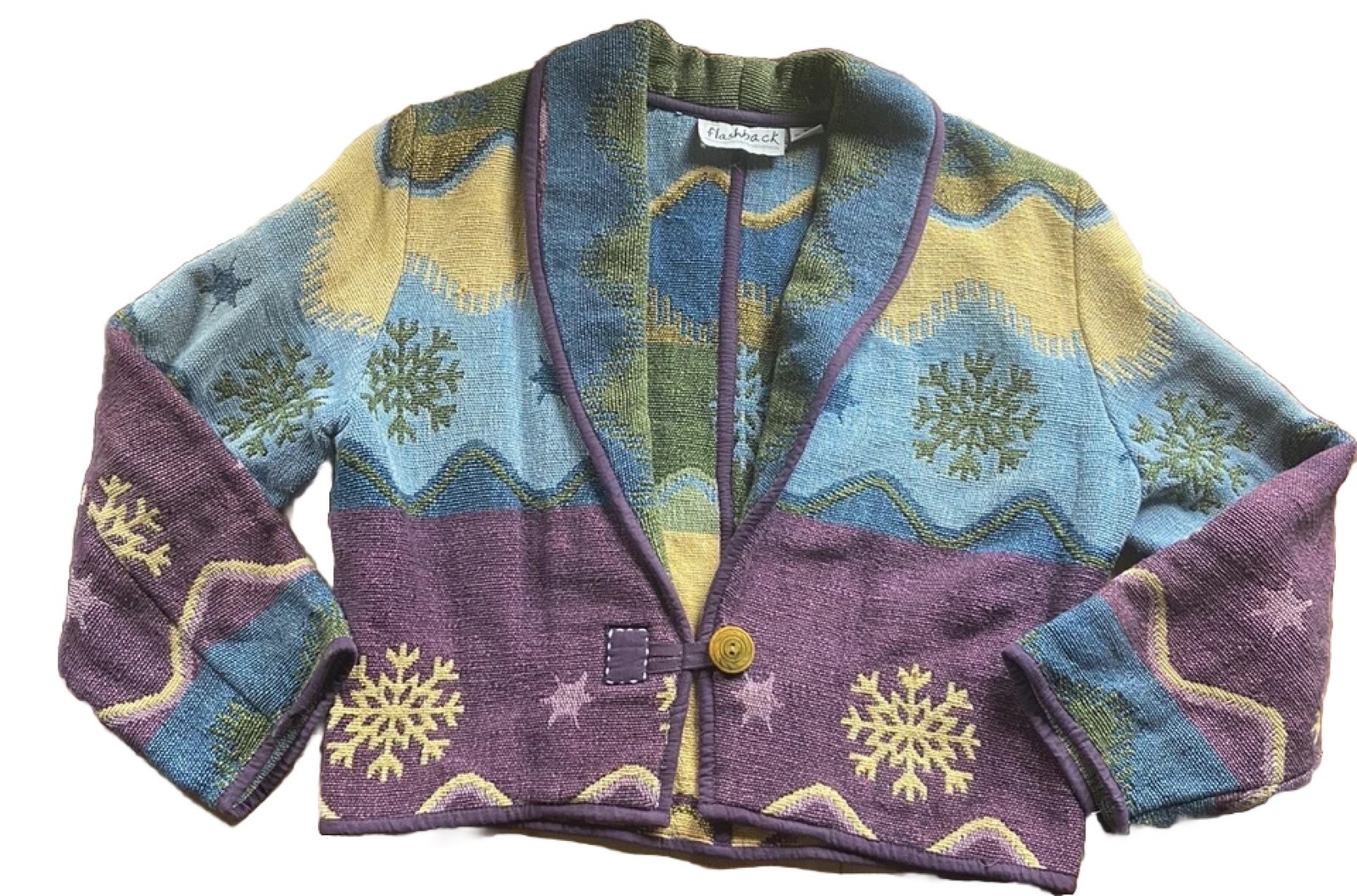 Flashback Jacket Women's Medium Tapestry Blanket … - image 1