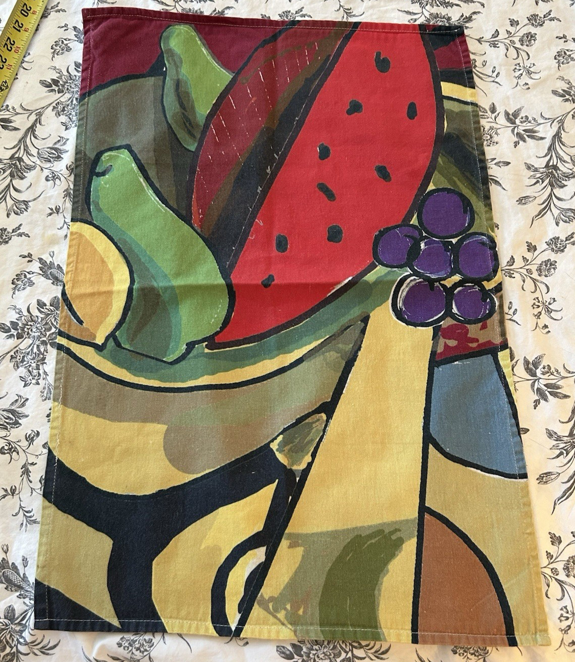 Kitchen Towel Salvador Dali Museum Colorful Fruit Vegetable USA Cotton