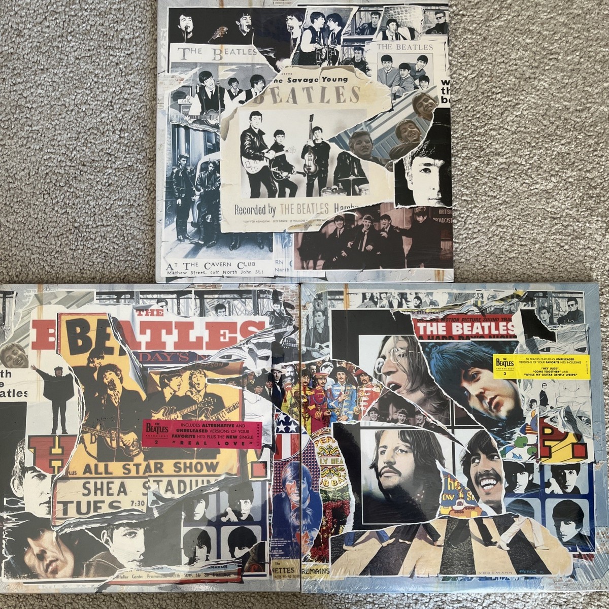 The Beatles Anthology 1 2 & 3 - NEW & Sealed - 9 Vinyl LP Lot