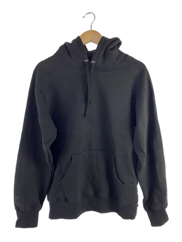 Felpa Supreme con cappuccio M cotone nero usata