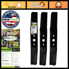 3-Blade Lawn Mower Replacement Set - USA Made, Durable, High-Performance Blades