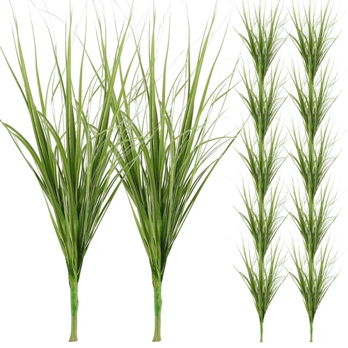 24Pcs Artificial Grass 11.79in Fake Grass Artificial Shrub Plants Artificial ...