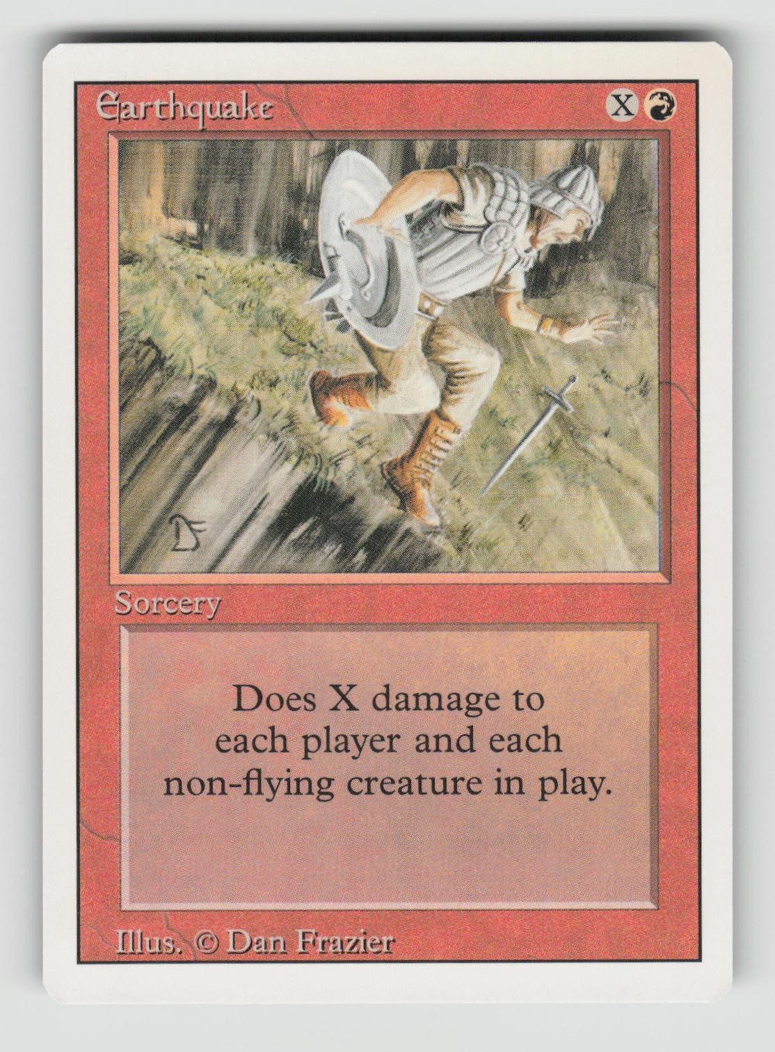 Earthquake Rare Revised Edition Magic: The Gathering Near Mint