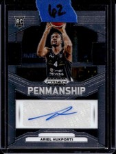 2024 Prizm Draft Picks Collegiate Ariel Hukporti Penmanship RC Auto #P-HUK