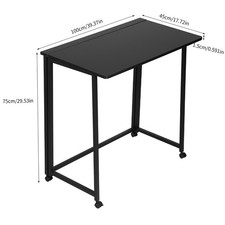 Small Folding Desk  Computer Desk for Small Space,Space-Saving Home Office Desk