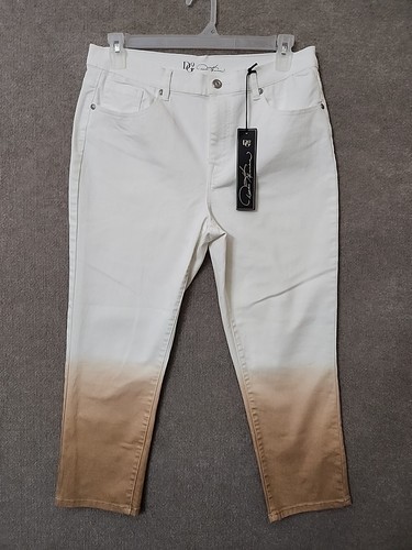 DG2 Diane Gilman Cropped Jeans New 5 Pocket Womens 16