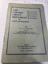 Vintage The Oxford Group Movement A.J. Pollock 5th Edition Religious Pamphlet