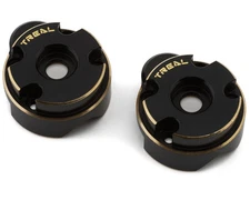 Treal Hobby Redcat Ascent-18 Brass Outer Portal Covers (Black) [TLHTASCENT18-06]