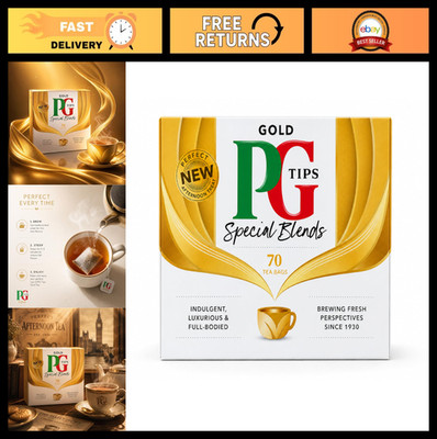 Premium Gold Tea Bags - Special Blend, 70 Count, Perfect for Tea Lovers