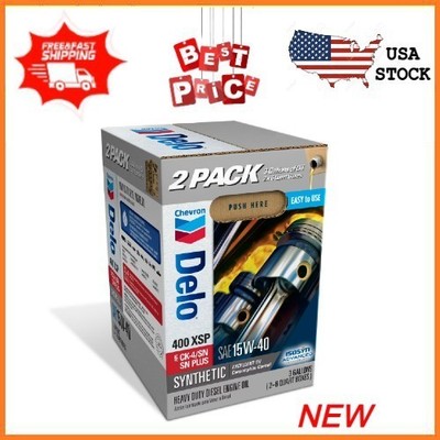 NEW DELO XSP Full Synthetic Diesel Motor Oil SAE 15W-40 3 Gallon Smart Change Ca