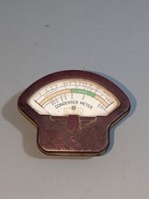Vtg Allen Condenser Meter Capacitor Tester Gauge Usa Electronics Untested