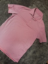 Vineyard Vines Performance Red Striped Stretch Polo Golf Shirt Men's medium