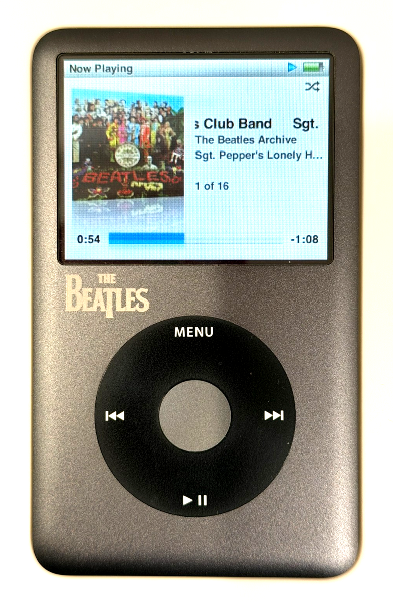 RARE Limited Edition Ultimate Beatles ABBEY ROAD 120GB iPod