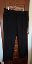 NWT Nine West Women's 18 Black Bootcut Mid Rise Dress Pants