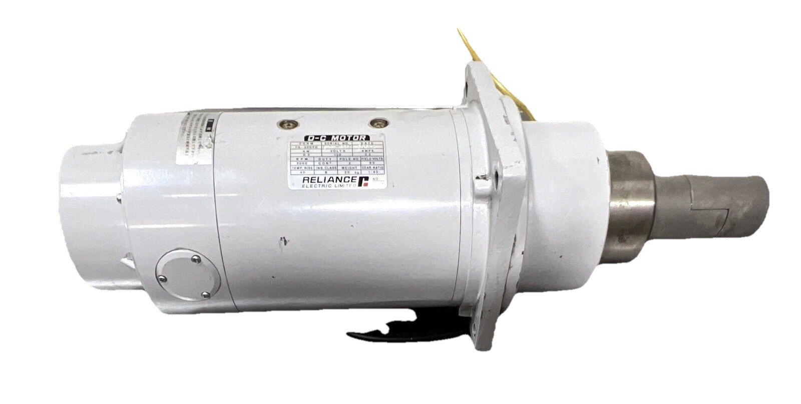 Reliance Electric TG-300FG DC Gearmotor 130V 0.3kW 2000RPM 1:40 Ratio Motor