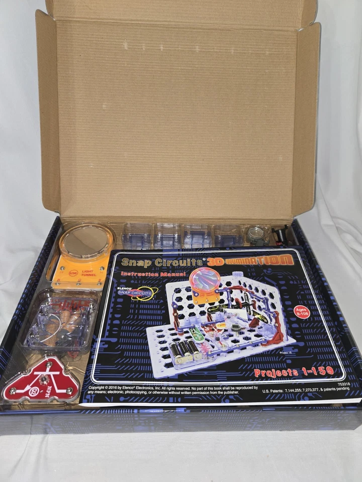 Elenco Snap Circuits 3D Illumination electronics kit-Never Used - Image 3 of 4