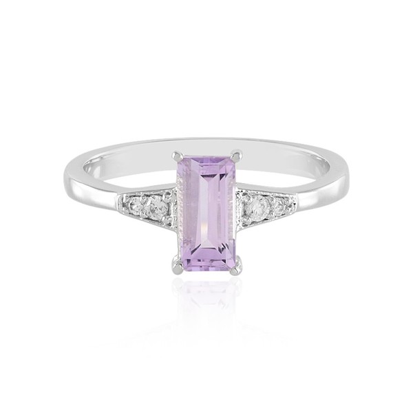 Cavill Lavendel Amethyst Ring 0,78Ct Sterlingsilber Platin Damen Schmuck--image