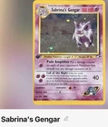 Pokémon Sabrina's Gengar 014/132 Gym Heroes Holo Rare 1st Edition 2000